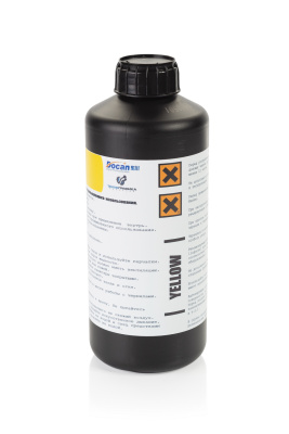 УФ чернила INDASK (DOCAN) UV (A), 1 л., жёлтый