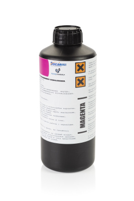 УФ чернила INDASK (DOCAN) UV (A), 1 л., красный
